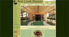Desktop Screenshot of bearcreeknursery.net