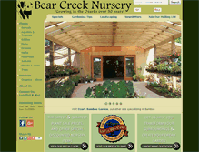 Tablet Screenshot of bearcreeknursery.net